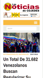 Mobile Screenshot of lasnoticiasdecojedes.com